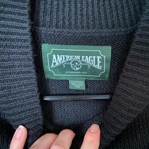 American Eagle Mock Neck Sweater